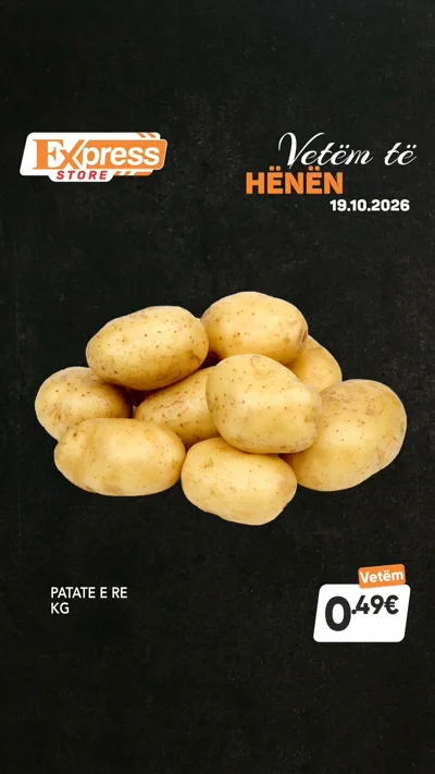 Patate të reja për kilogram