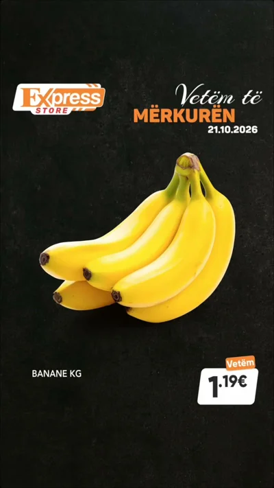 Banane të freskëta për kilogram