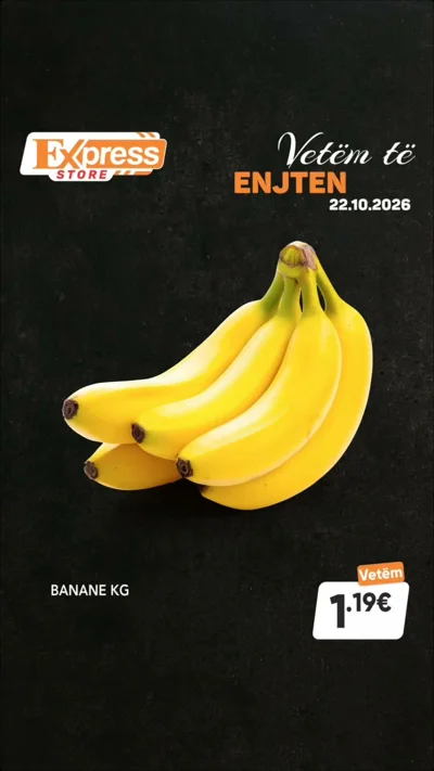 Banane të freskëta për kilogram
