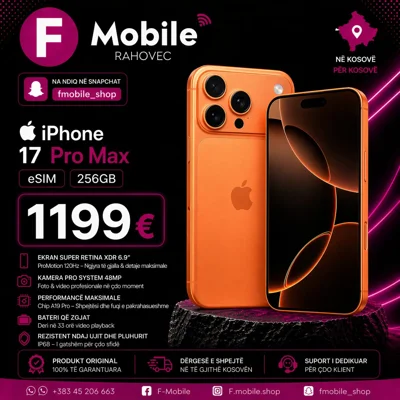 iPhone 17 Pro Max eSIM 256GB