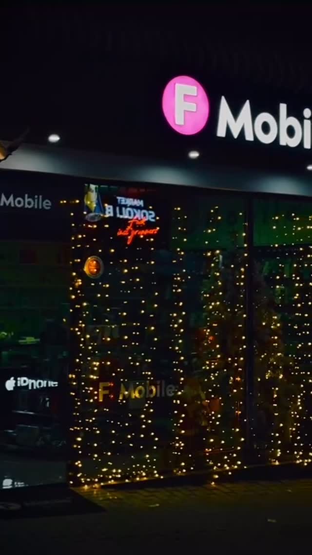 Dyqan telefonash me ndriçim nate – F-Mobile