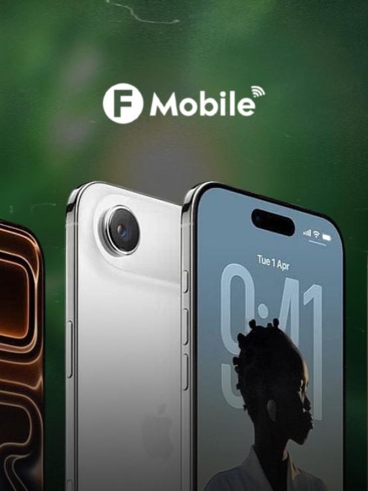 Telefon iPhone në ngjyrë të bardhë – F-Mobile