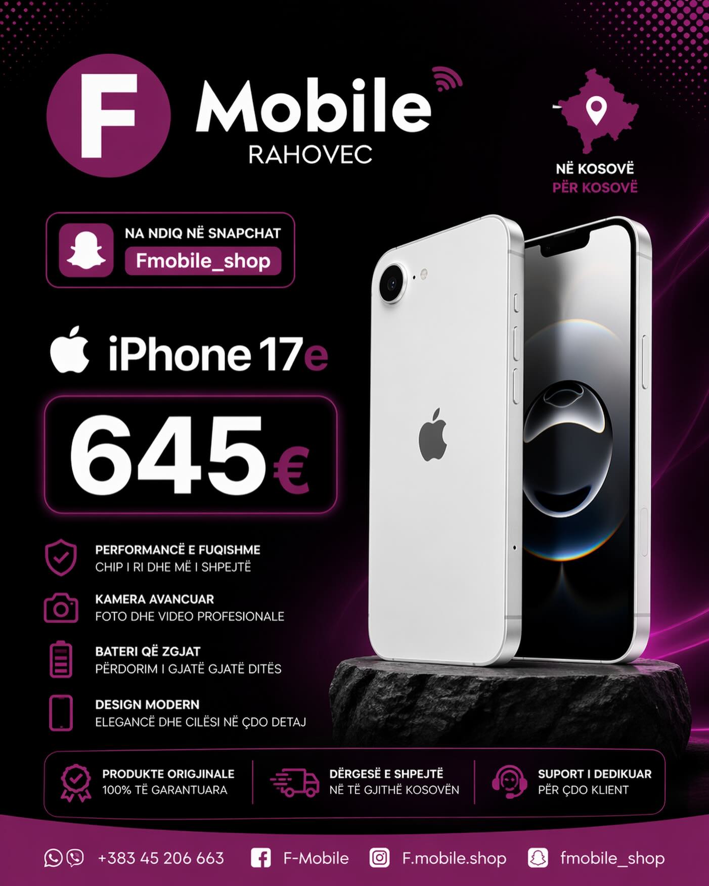 Telefon Apple iPhone 17e – F-Mobile