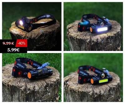 Llambë koke LED me karikim USB