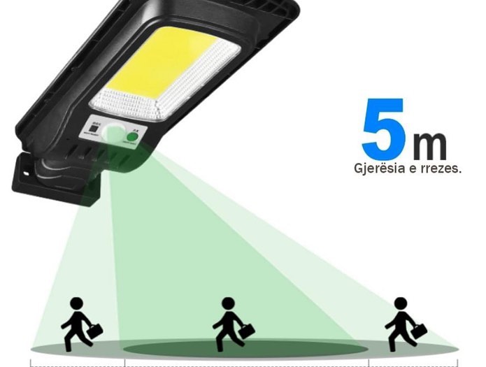 Reflektor solar LED për rrugë me sensor – Online Store Falkoi Express 🦅 (2)