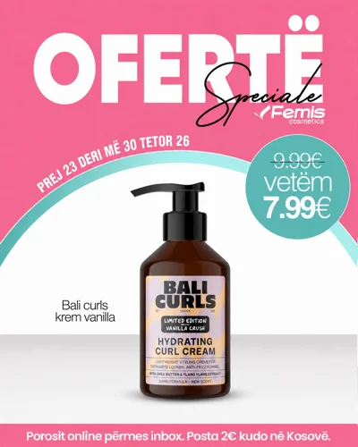 Krem kaçurrelash Bali Curls me vanilje