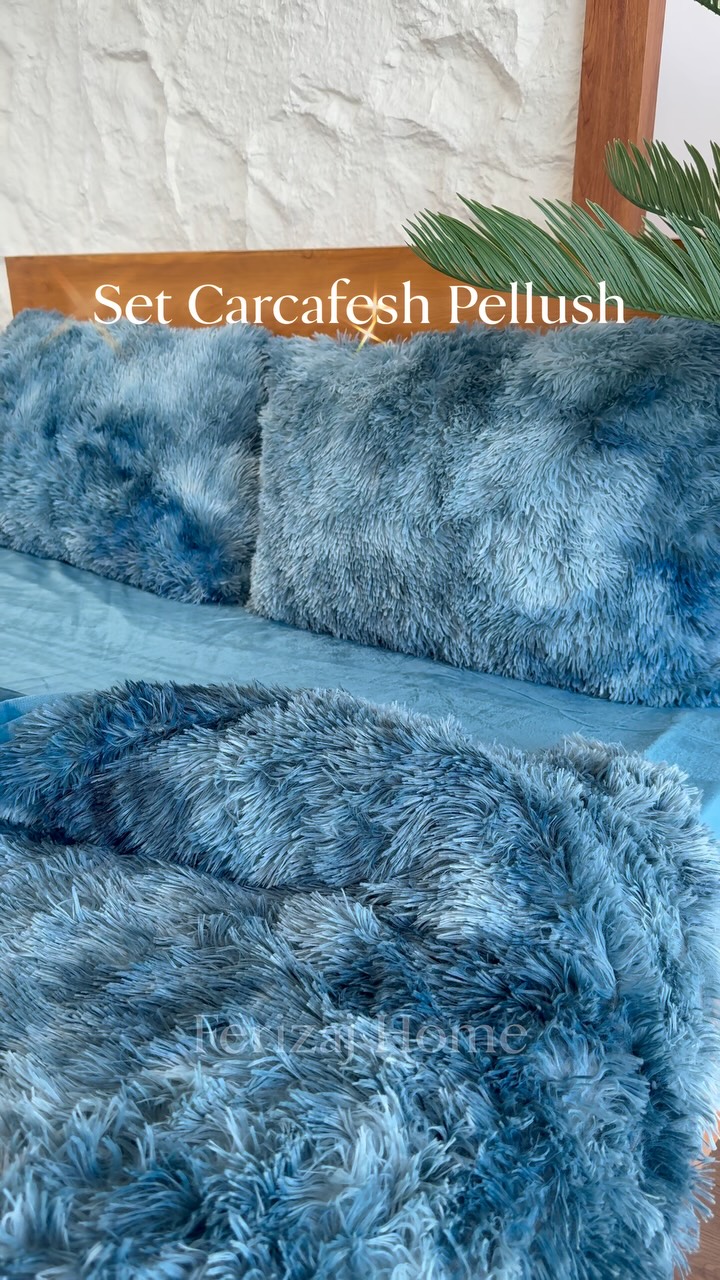 Set çarçafësh pelushi blu – FerizajHome - Porosit Online