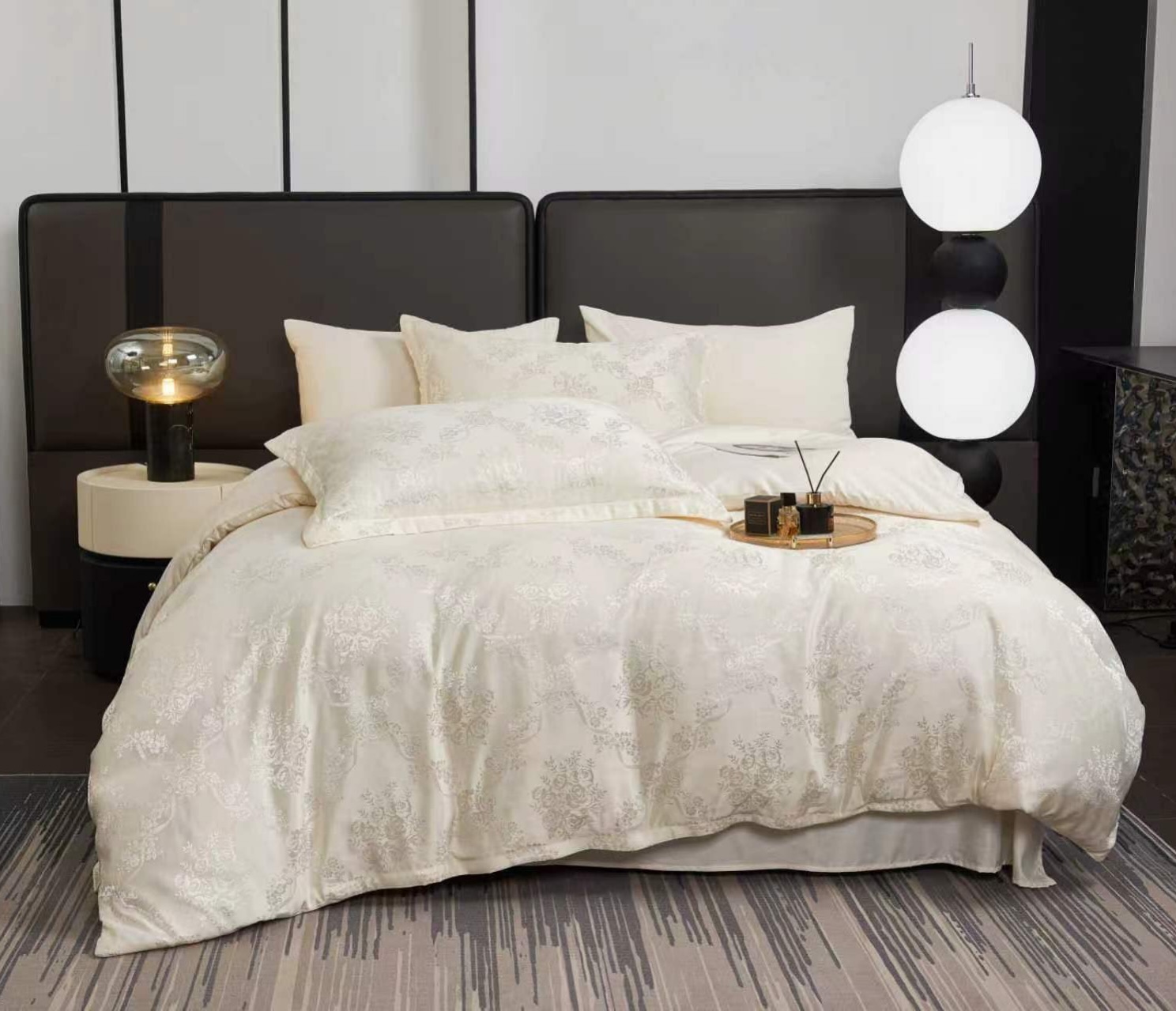 Set çarçafësh dopio 6 pjesë gri – FerizajHome - Porosit Online (2)