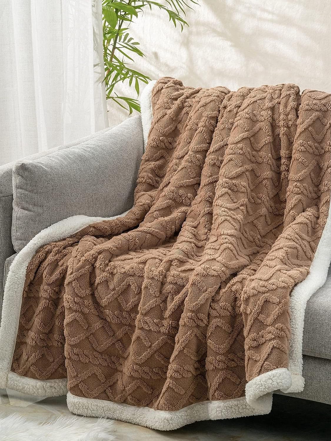 Batanije sherpa dyfaqëshe 200x230 cm – FerizajHome - Porosit Online