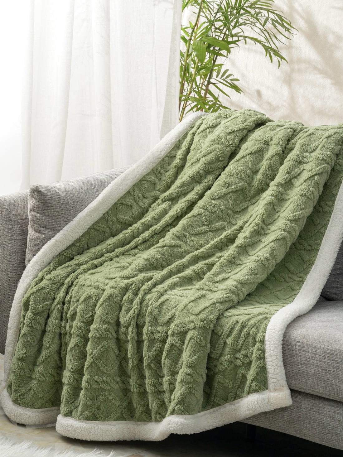 Batanije sherpa dyfaqëshe 200x230 cm – FerizajHome - Porosit Online (2)