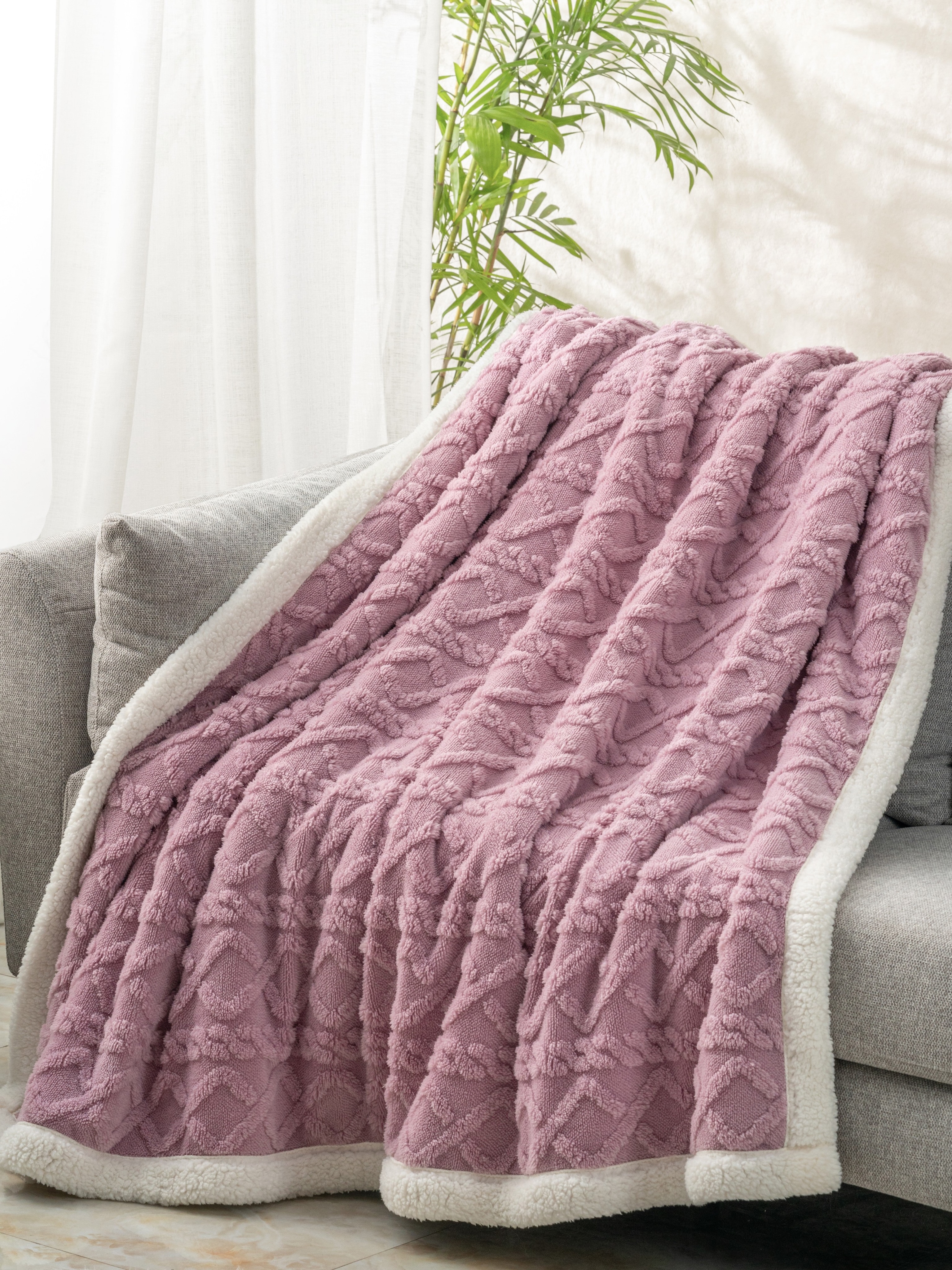 Batanije sherpa dyfaqëshe 200x230 cm – FerizajHome - Porosit Online (3)