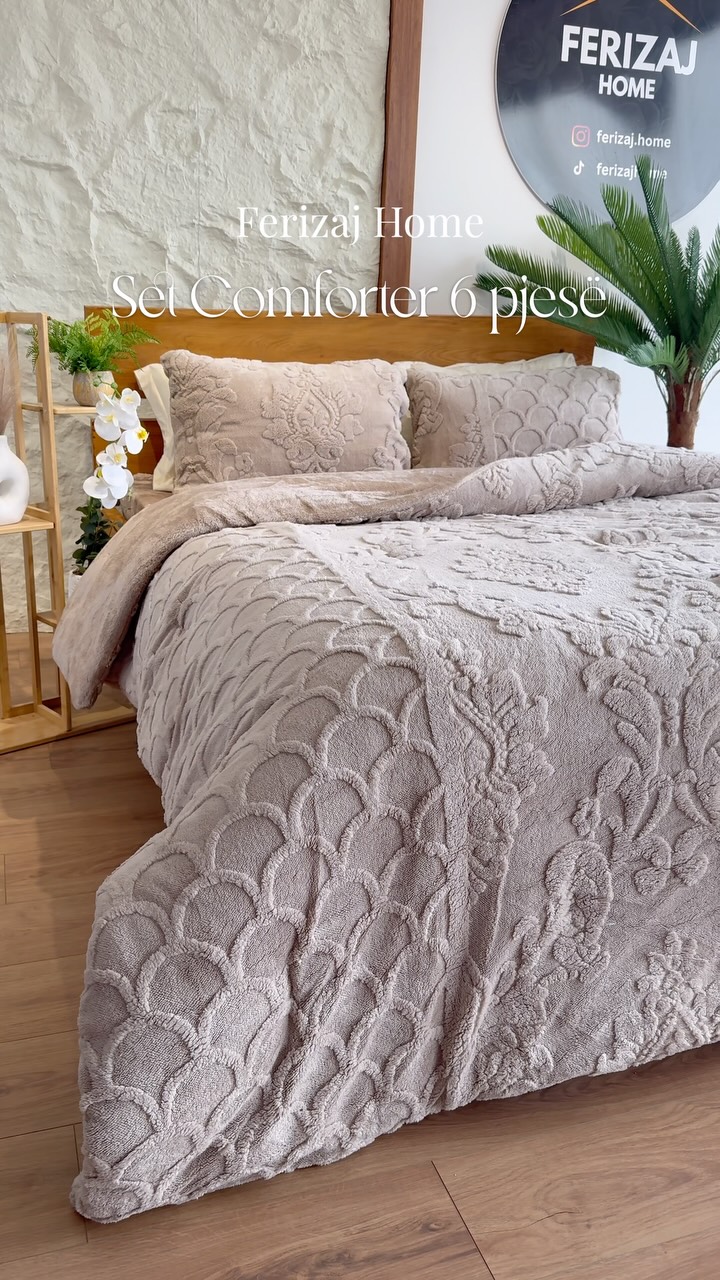 Set komforter 6 pjesë për krevat dopio – FerizajHome - Porosit Online