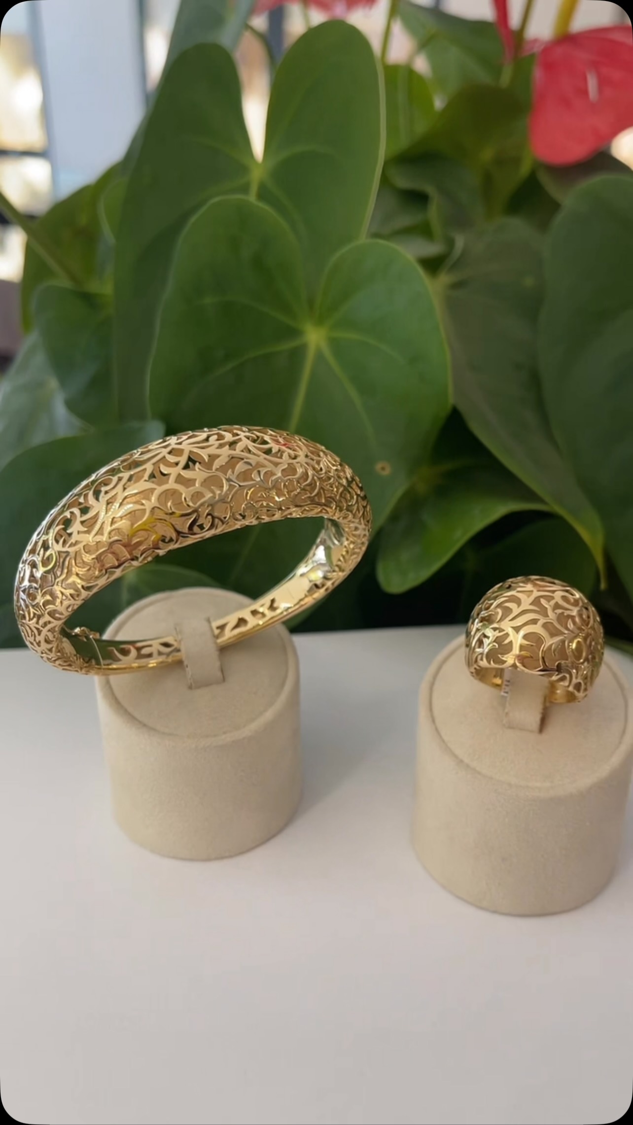 Byzylyk dhe unazë ari punë dore – Fisi Gold