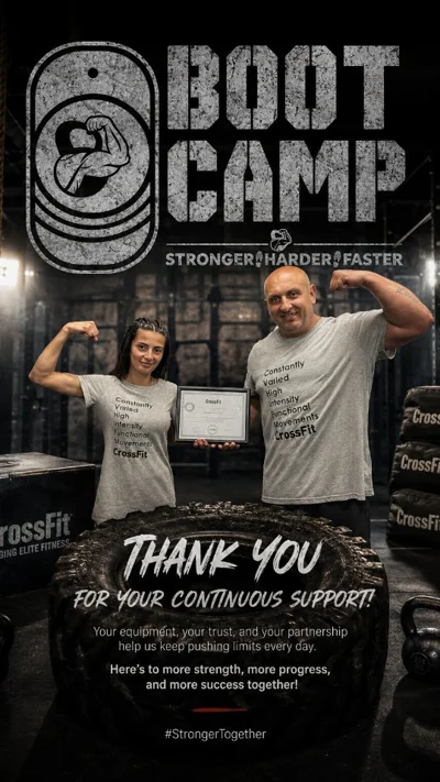 Pajisje fitnesi për palestër CrossFit