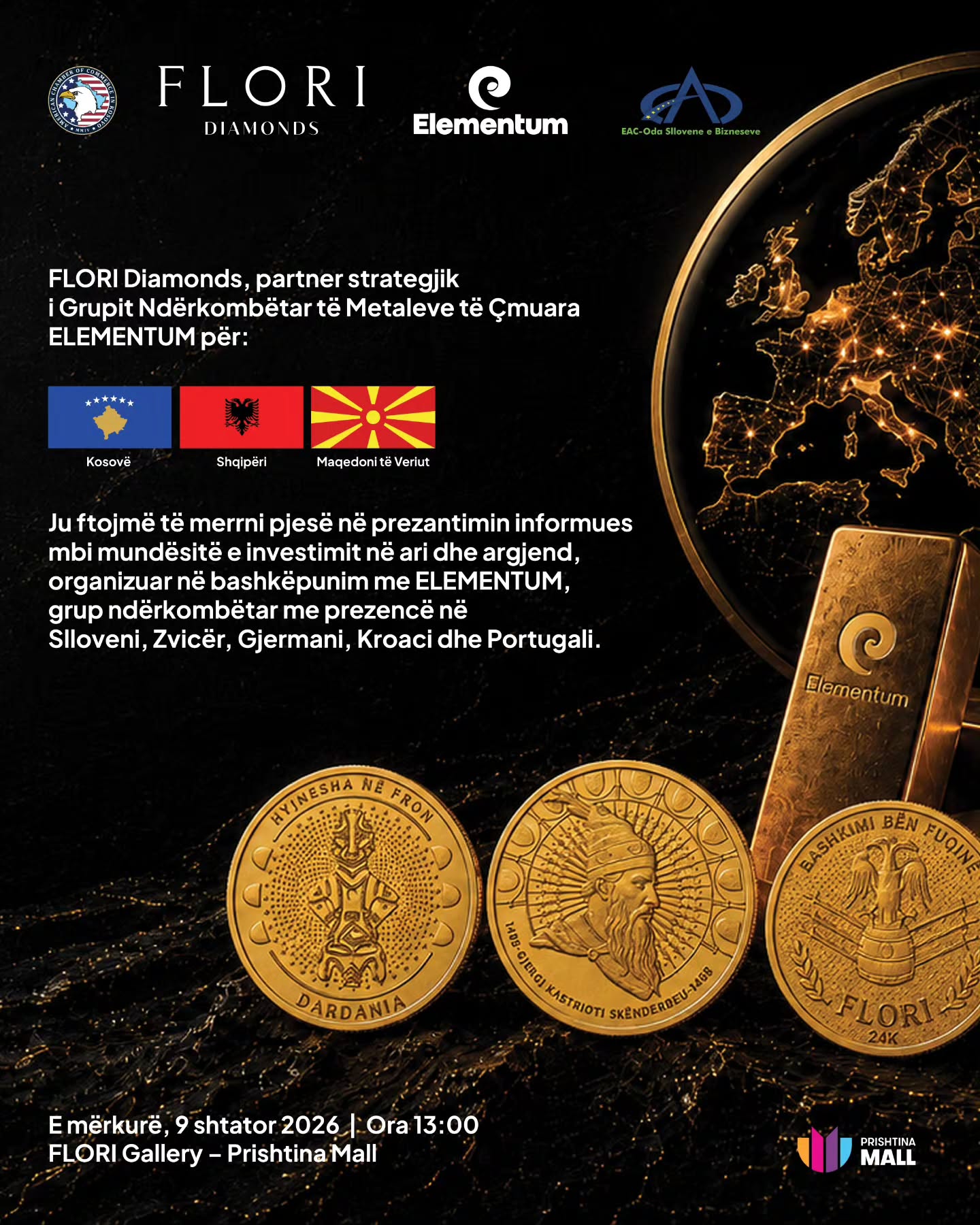 Monedha dhe shufra ari për investim – FLORI Diamonds