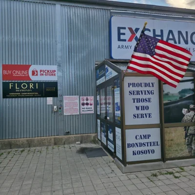 Pikë shitjeje bizhuterish në Camp Bondsteel
