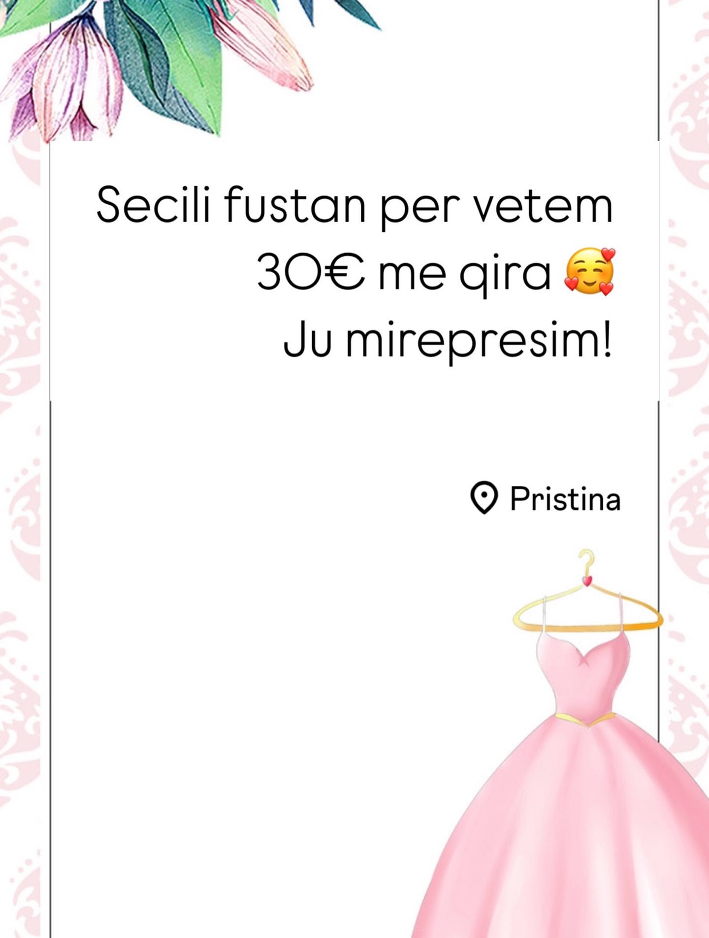 Fustana mbrëmjeje me qera në Prishtinë – Rreze - Fustana me qera