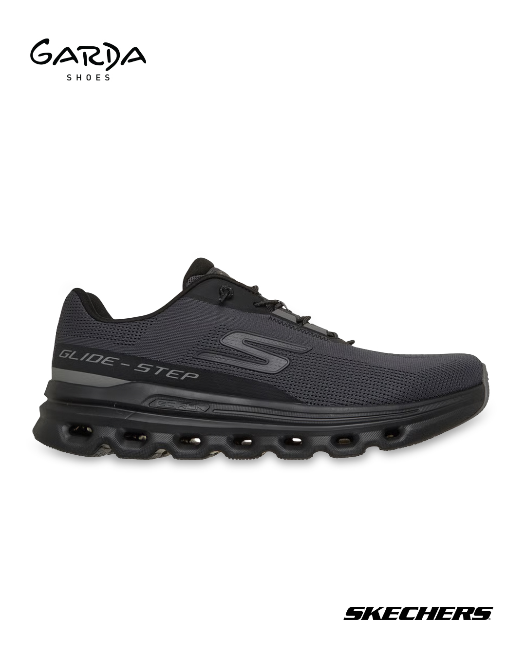 Atlete Skechers gri të errëta për meshkuj – GARDA shoes (3)
