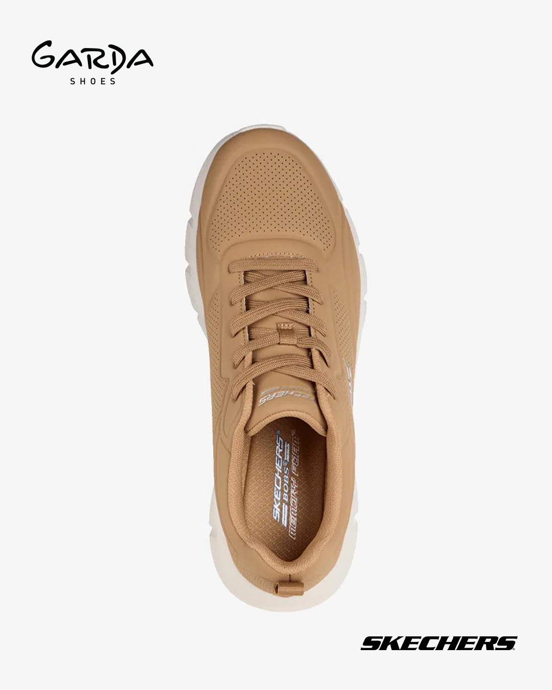 Atlete Skechers kafe të çelët për femra – GARDA shoes (2)