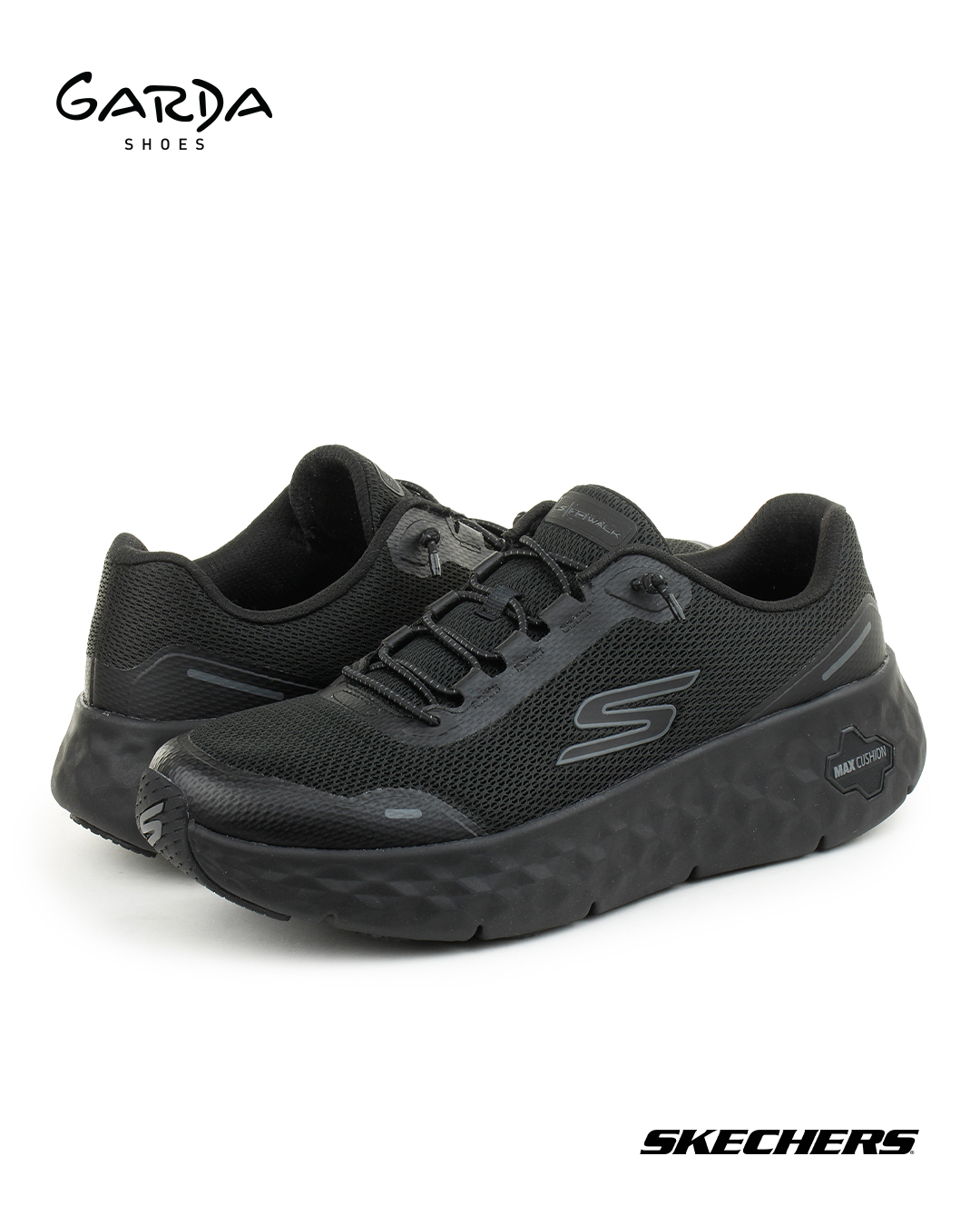 Atlete Skechers të zeza për meshkuj – GARDA shoes