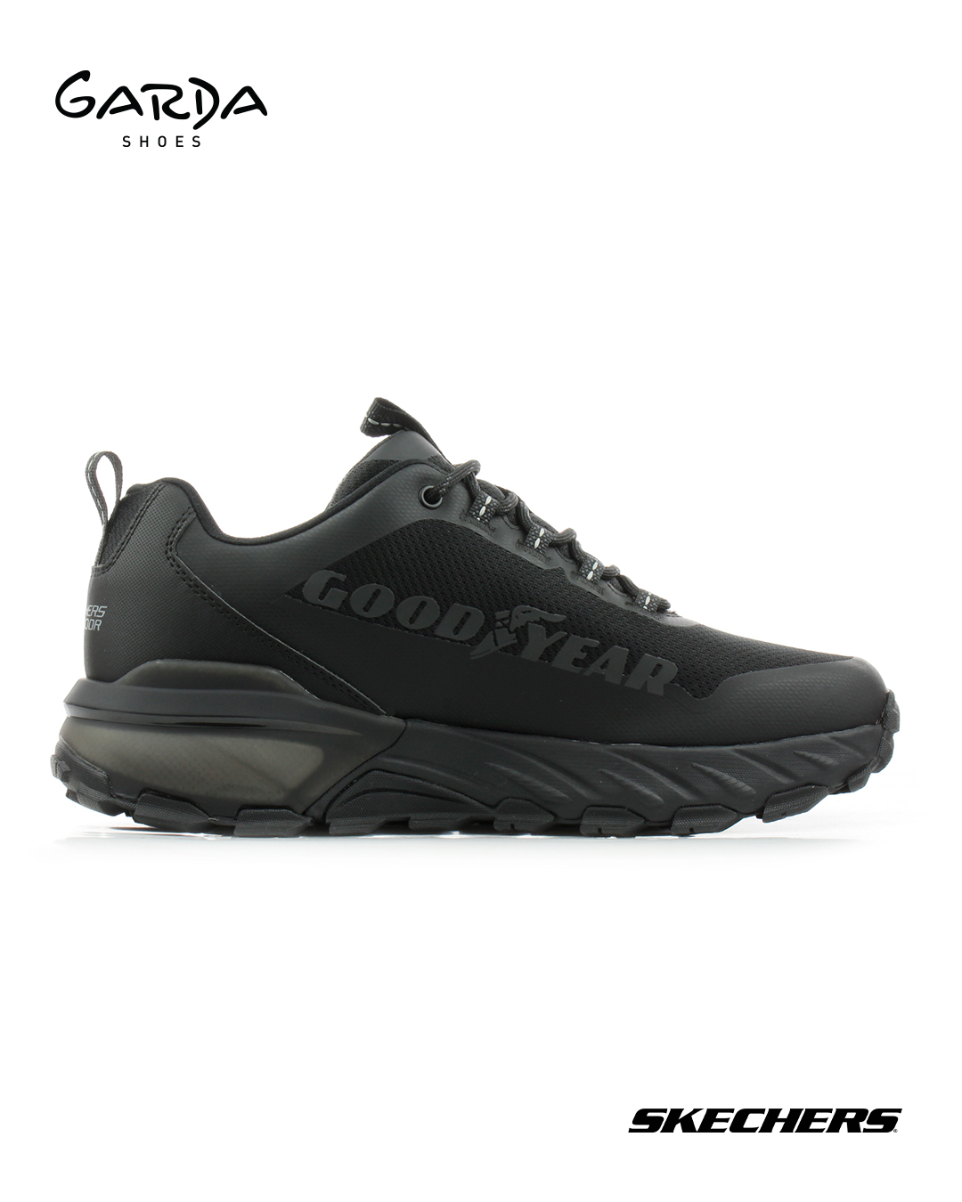 Atlete Skechers tërësisht të zeza për meshkuj – GARDA shoes (3)