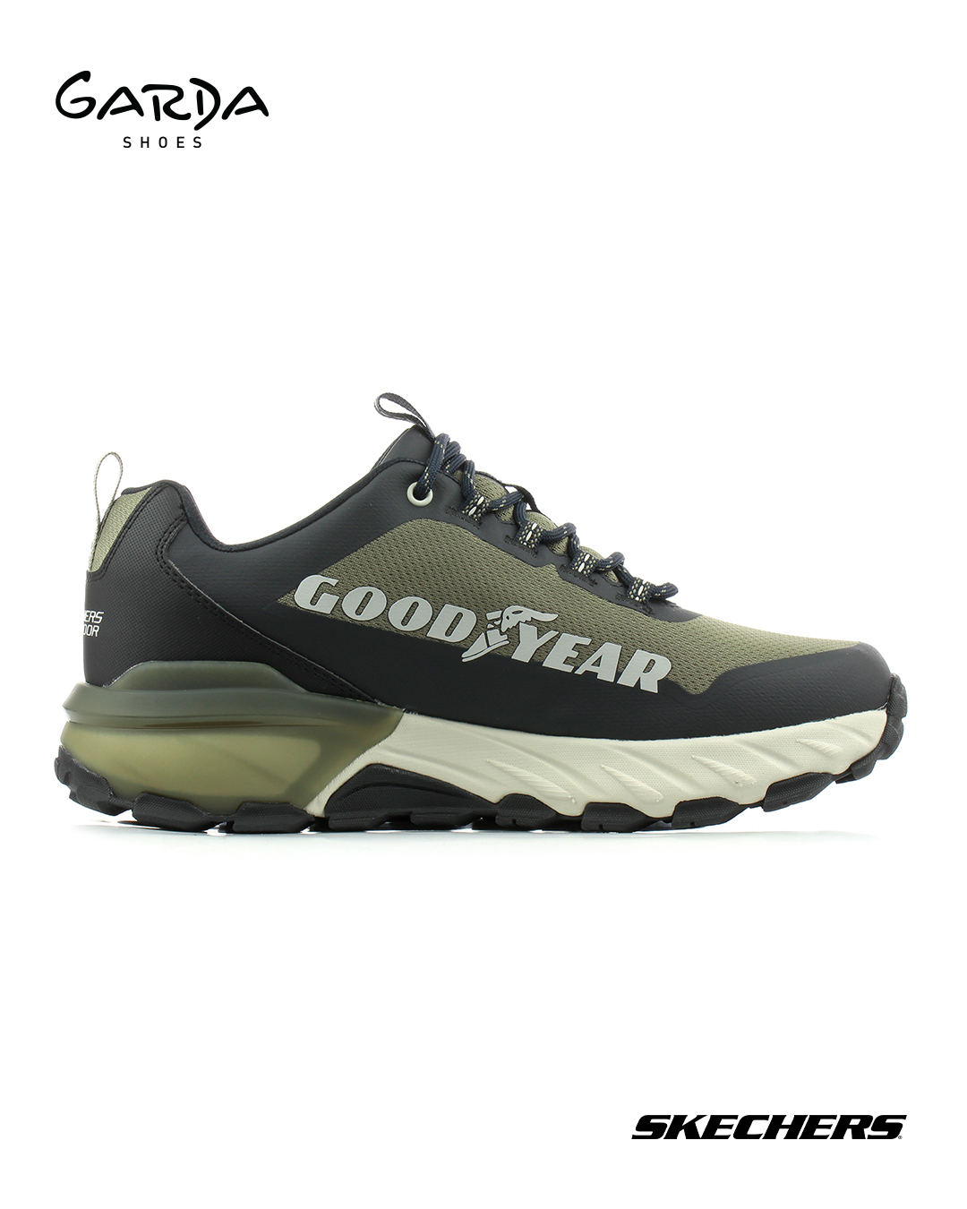 Atlete Skechers ulliri dhe të zeza për meshkuj – GARDA shoes (4)
