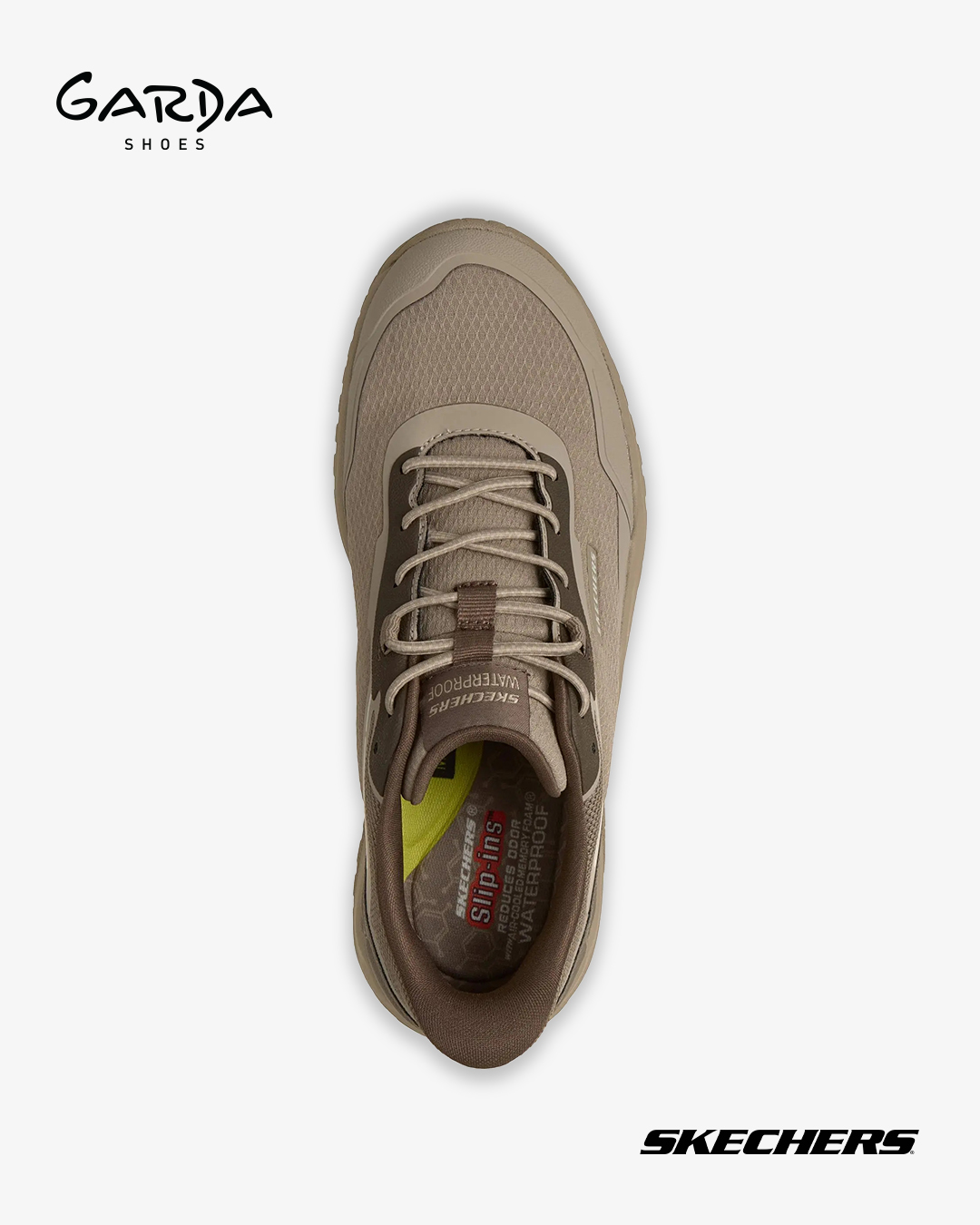 Atlete Skechers kafe të çelët për meshkuj – GARDA shoes