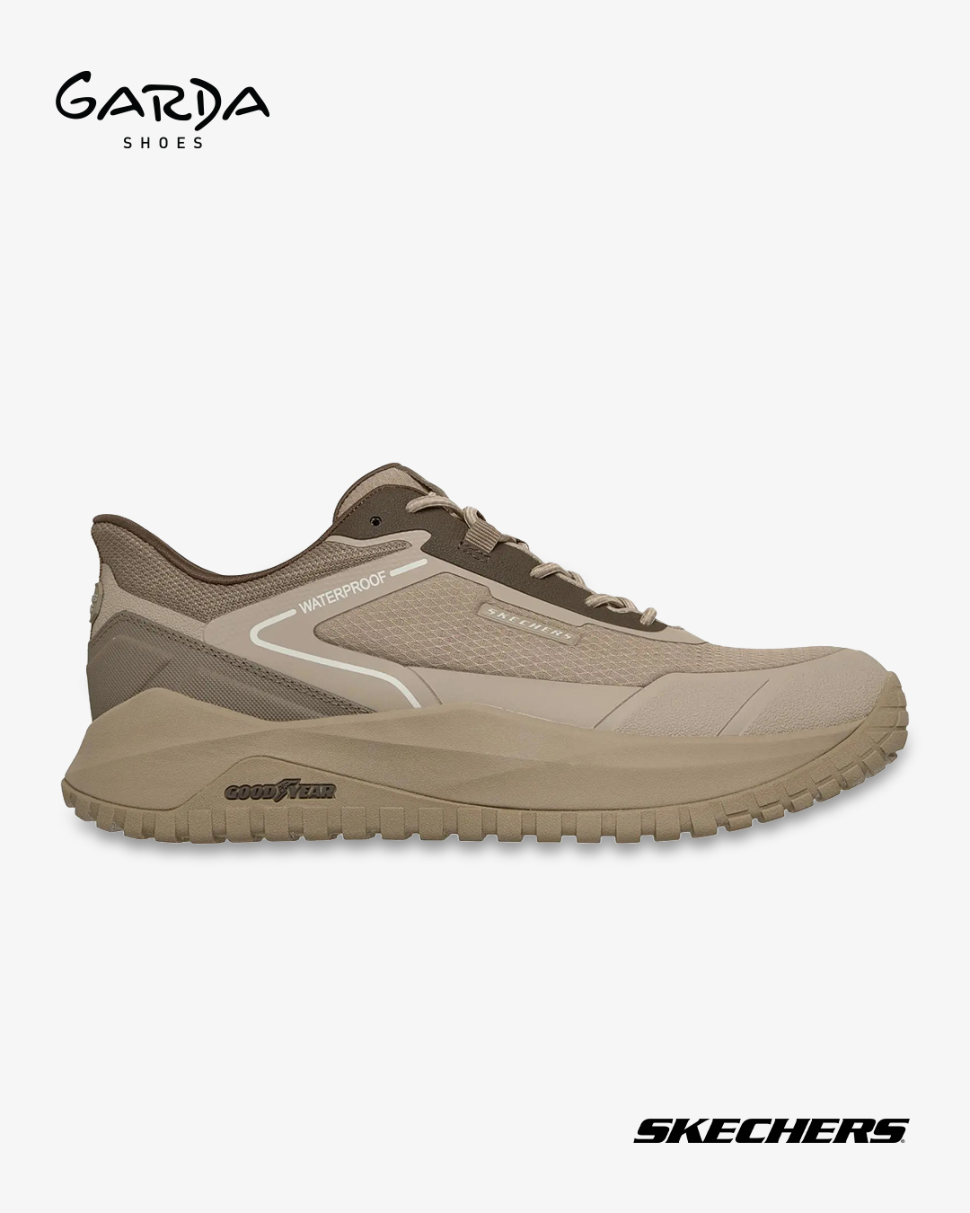 Atlete Skechers kafe të çelët për meshkuj – GARDA shoes (2)