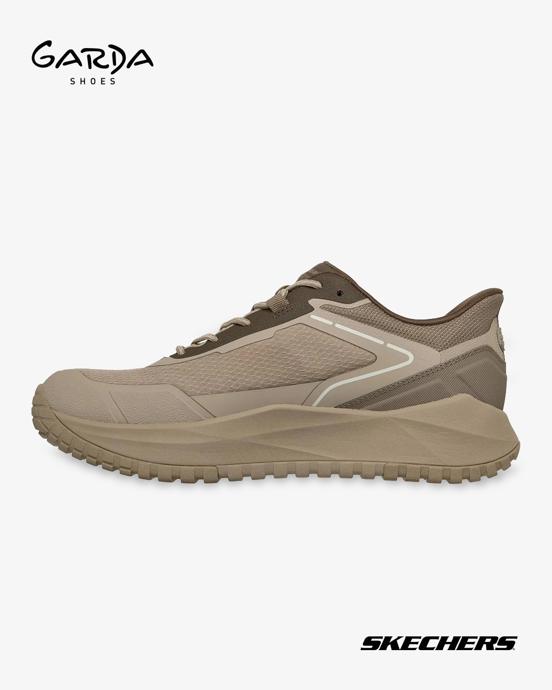 Atlete Skechers kafe të çelët për meshkuj – GARDA shoes (3)