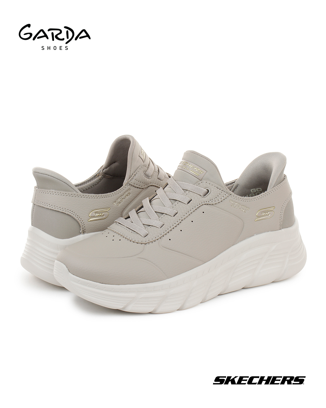 Atlete Skechers bezhë për femra – GARDA shoes
