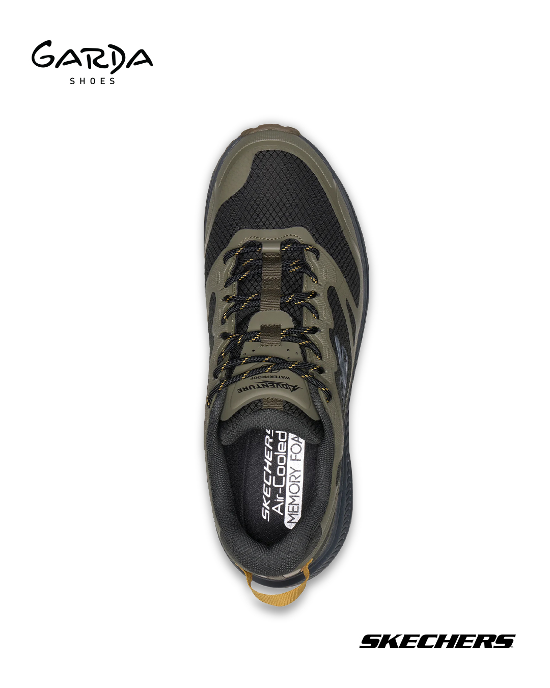 Atlete Skechers të gjelbra ulliri për meshkuj – GARDA shoes
