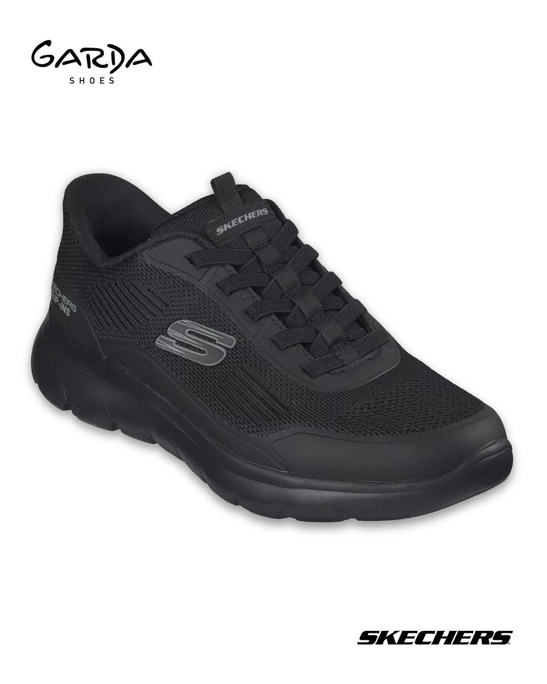 Atlete Skechers Slip-ins të zeza për meshkuj – GARDA shoes (3)