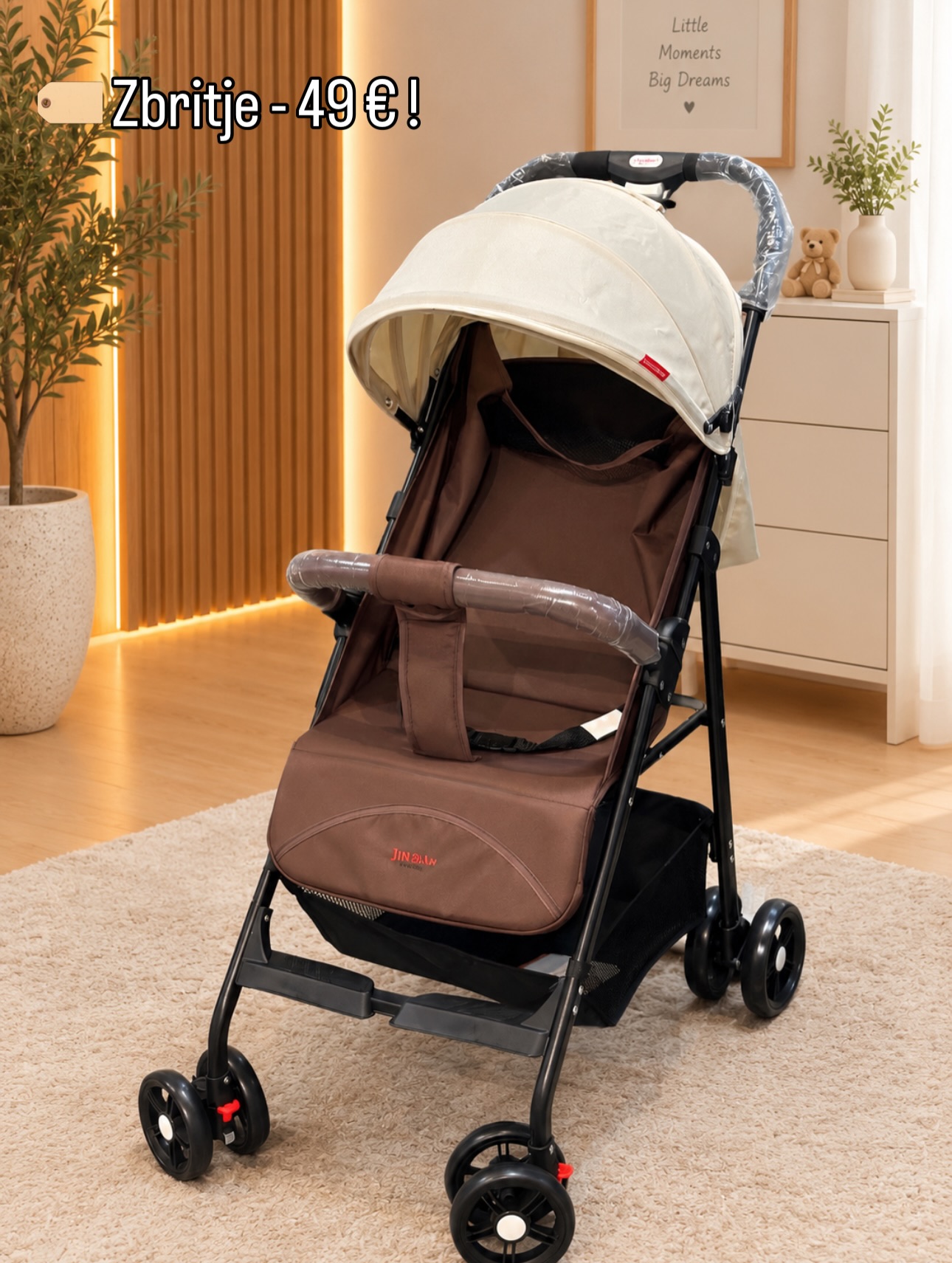 Karrocë travel për beba – Gencbebe.ks (2)