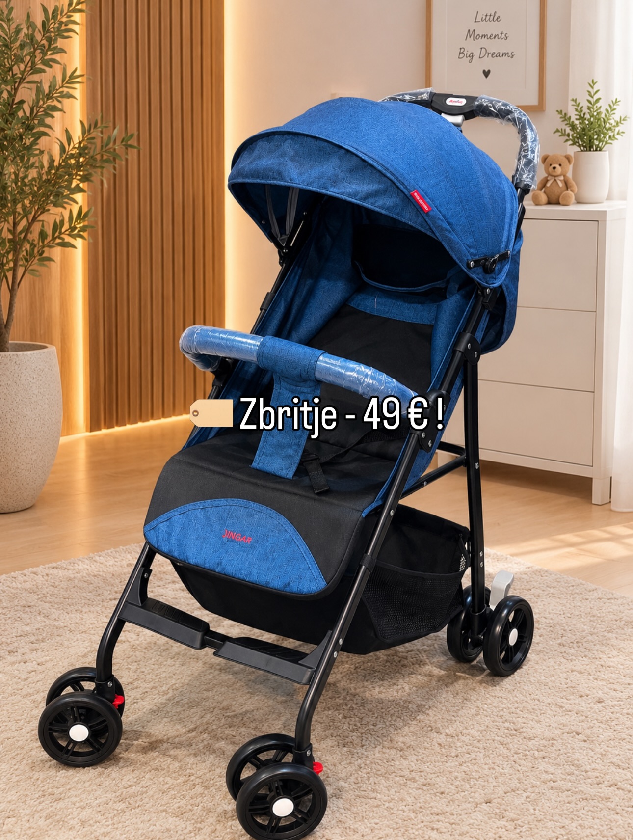Karrocë travel për beba – Gencbebe.ks (3)