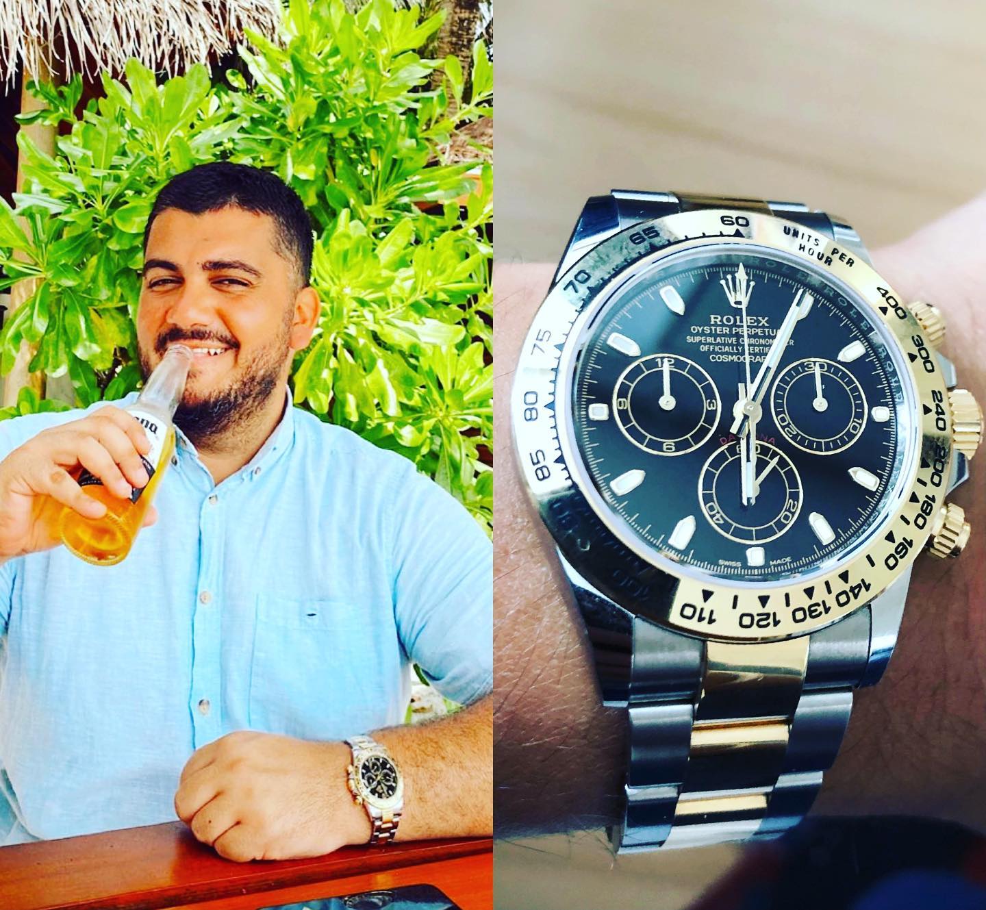Orë Rolex Daytona çelik dhe ari 18 karat – Geneva.watches.prishtina