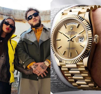 Orë Rolex Day-Date 40 ari i verdhë 18 karat