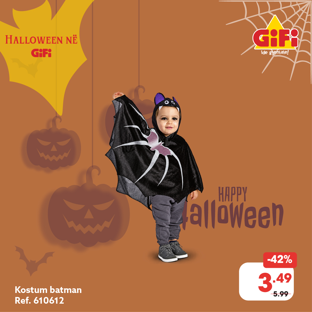 Kostum Batman për fëmijë për Halloween – gifi.kosova