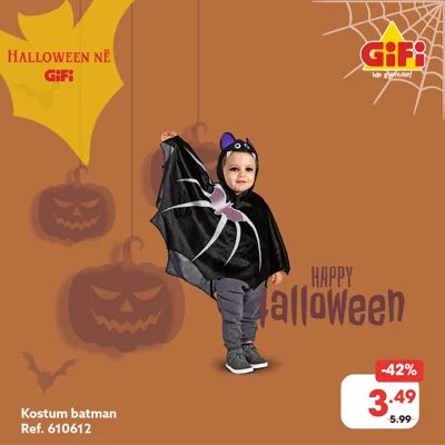 Kostum Batman për fëmijë për Halloween
