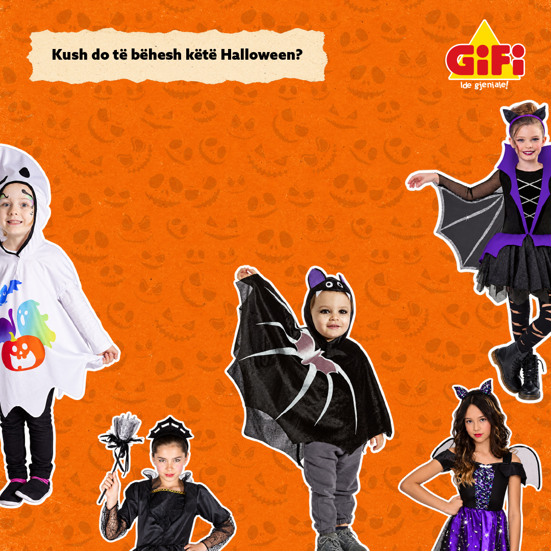 Kostume Halloween për fëmijë – gifi.kosova