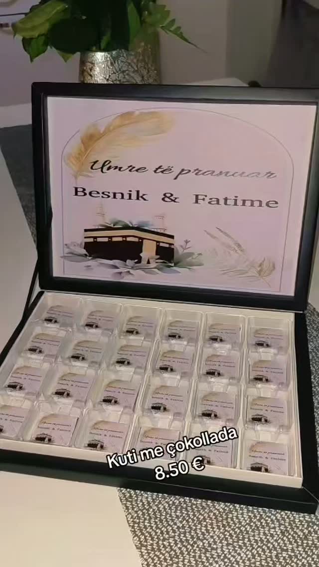 Kuti çokollatash me emra të personalizuar – gift.shopp.ks