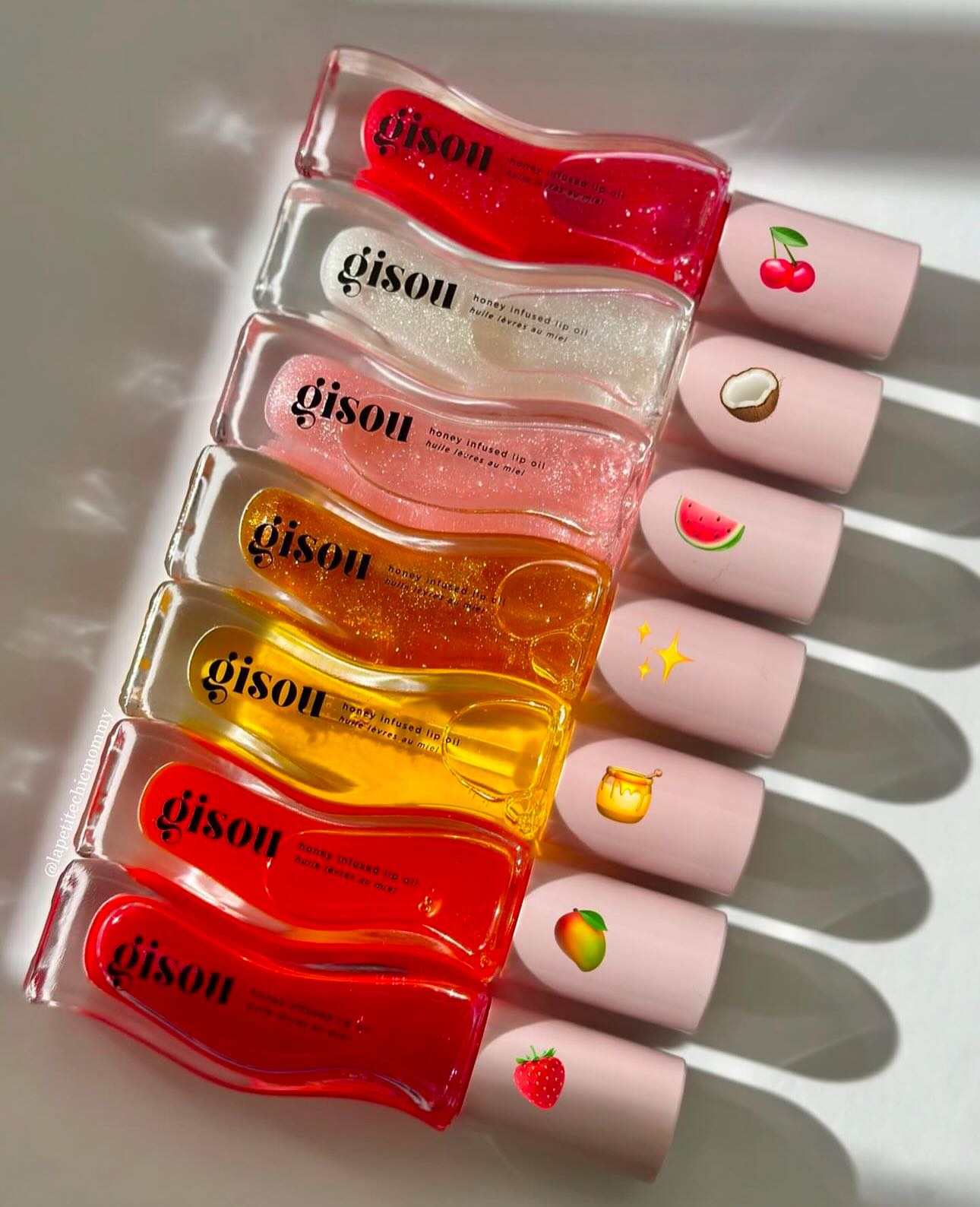 Vaj buzësh Gisou me aroma të ndryshme – Glow Cosmetics