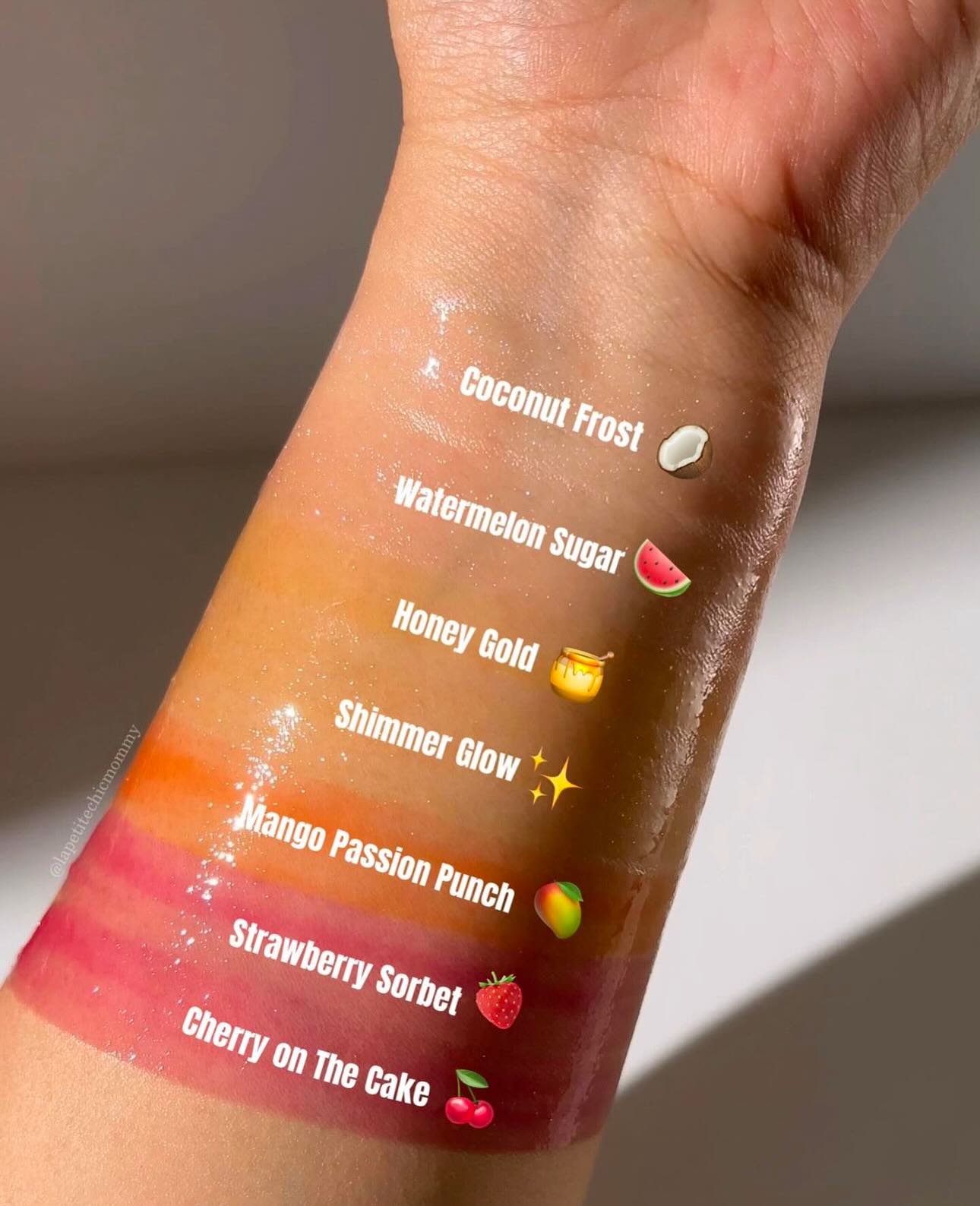 Vaj buzësh Gisou me aroma të ndryshme – Glow Cosmetics (2)