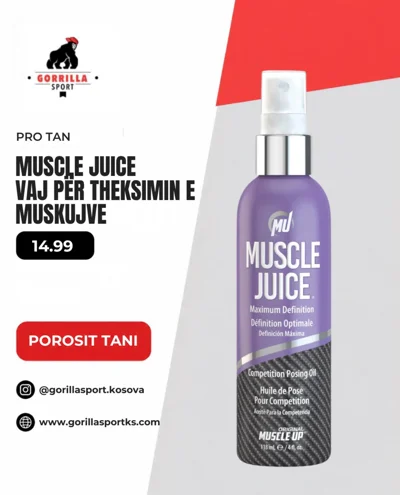 Muscle Juice për shkëlqim muskujsh në gara