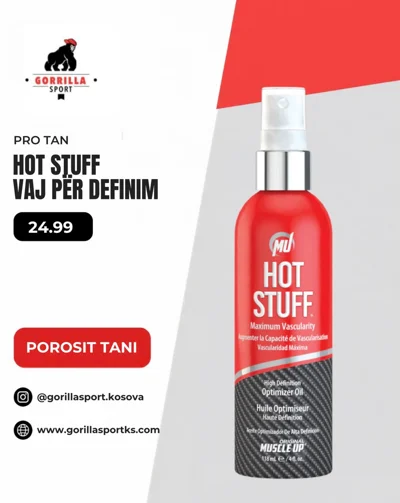 Pro Tan Hot Stuff për gara bodybuilding