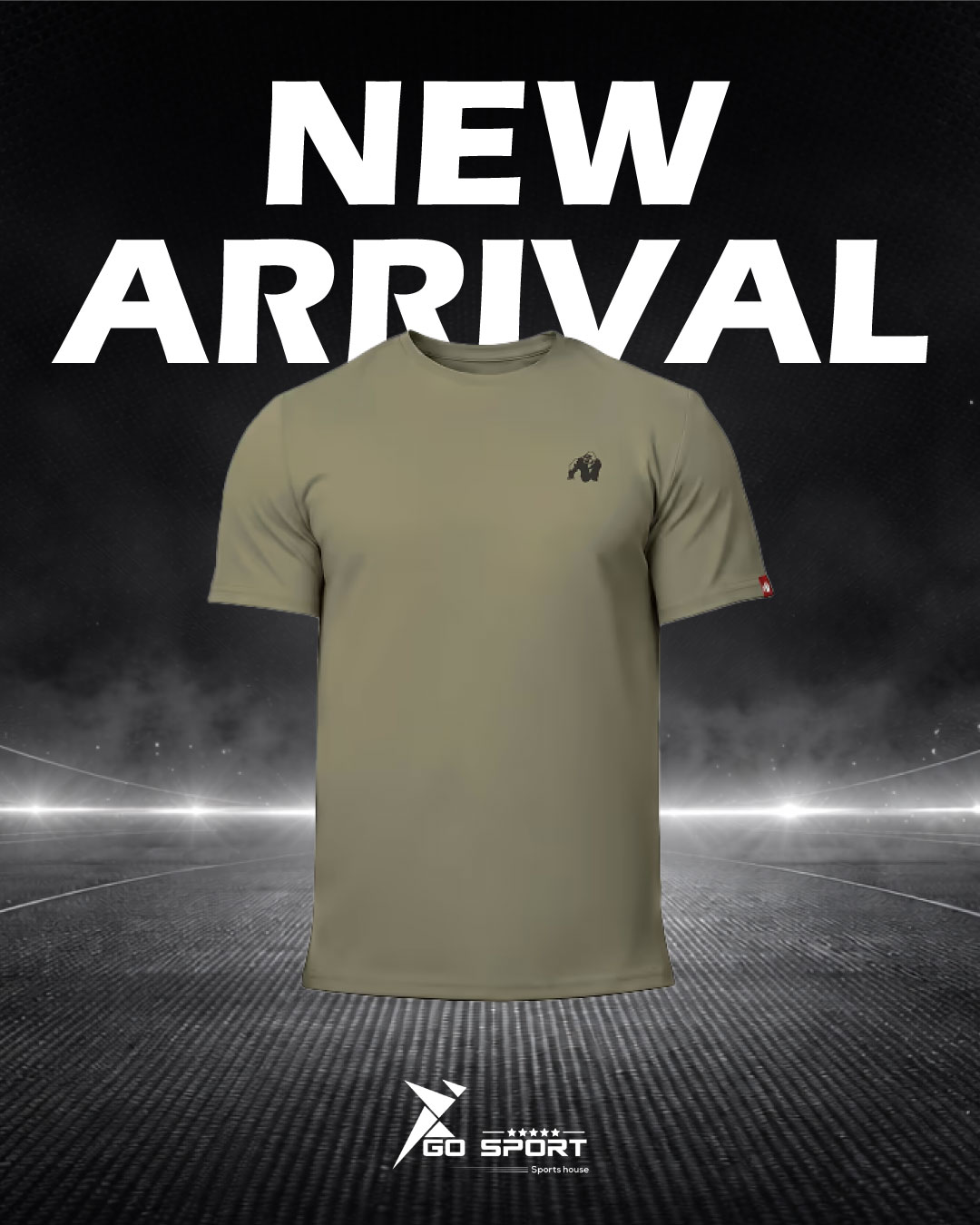 Bluzë Gorilla Wear jeshile ulliri – Go Sport Kosova