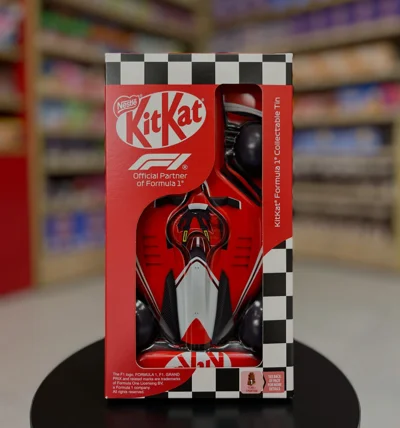 Çokollatë KitKat F1 në kuti koleksioni