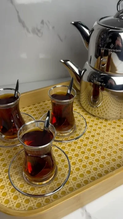Gota çaji dhe çajnik inox Sofram