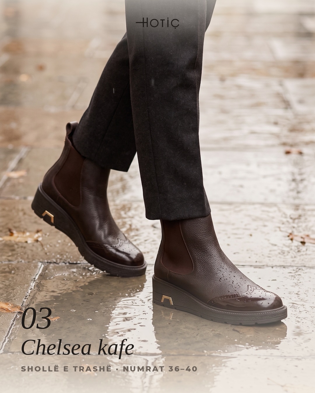 Këpucë të zeza lëkure me takë – HOTIÇ Shoes (4)