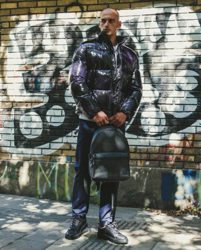 Xhaketë dimri HUGO me shkëlqim për meshkuj