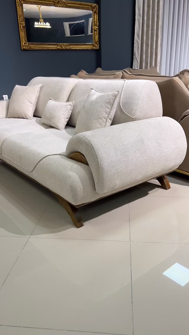 Set divanesh Relax në ngjyrë krem – Imperial Home